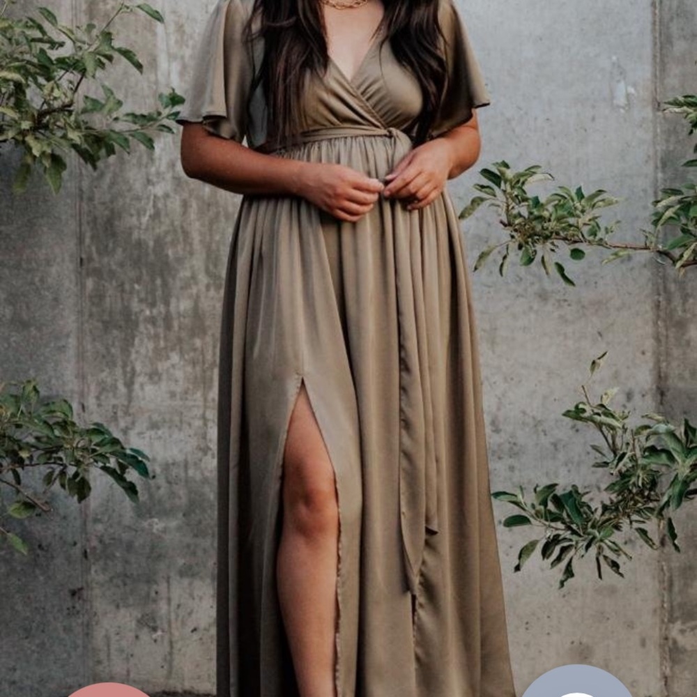 Wrap maxi dress
